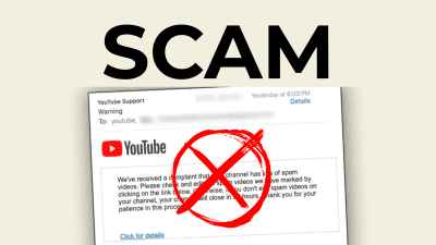 He recibido un correo estafa