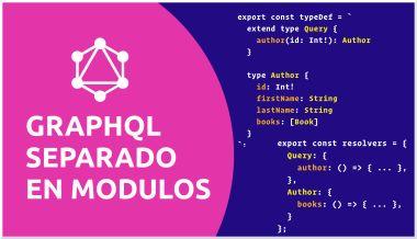 Modularizando GraphQL (usando Apollo Server)