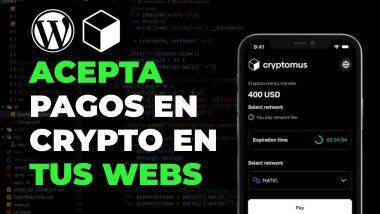 Acepta pagos en Crypto con Cryptomus
